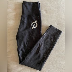 Peloton black sparkle legging